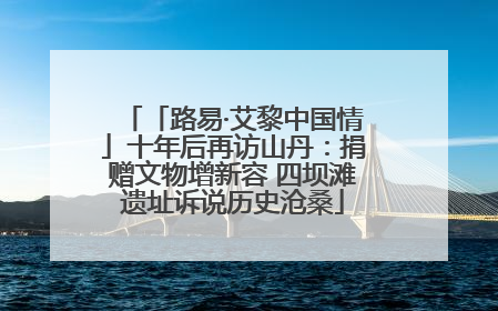 「路易·艾黎中国情」十年后再访山丹：捐赠文物增新容 四坝滩遗址诉说历史沧桑