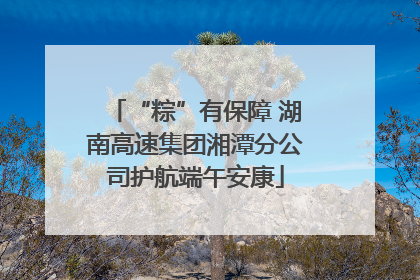 “粽”有保障 湖南高速集团湘潭分公司护航端午安康