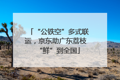 “公铁空”多式联运，京东助广东荔枝“鲜”到全国