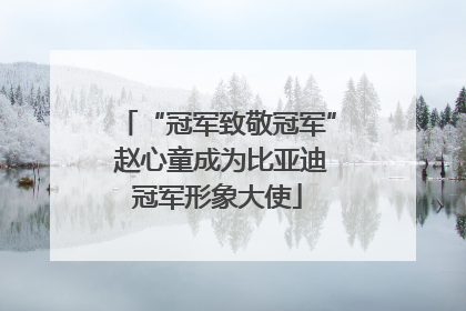 “冠军致敬冠军” 赵心童成为比亚迪冠军形象大使