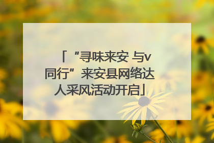 “寻味来安 与v同行”来安县网络达人采风活动开启