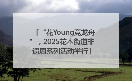 “花Young竞龙舟”，2025花木街道非遗周系列活动举行
