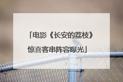 电影《长安的荔枝》惊喜客串阵容曝光