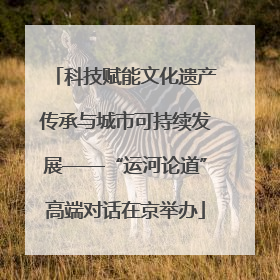 科技赋能文化遗产传承与城市可持续发展——“运河论道”高端对话在京举办
