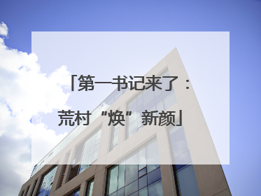 第一书记来了：荒村“焕”新颜