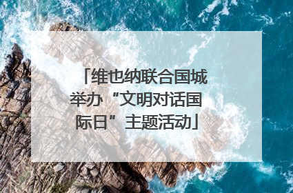 维也纳联合国城举办“文明对话国际日”主题活动