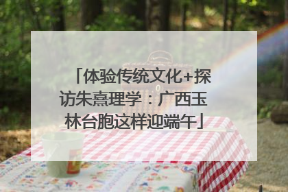 体验传统文化+探访朱熹理学:广西玉林台胞这样迎端午