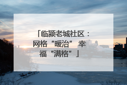 临颍老城社区：网格“暖治” 幸福“满格”
