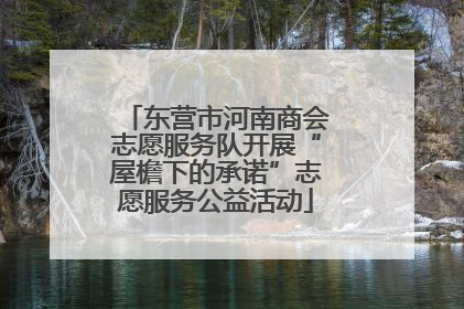 东营市河南商会志愿服务队开展“屋檐下的承诺”志愿服务公益活动