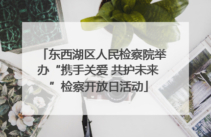 东西湖区人民检察院举办“携手关爱 共护未来”检察开放日活动