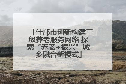 什邡市创新构建三级养老服务网络 探索“养老+振兴”城乡融合新模式