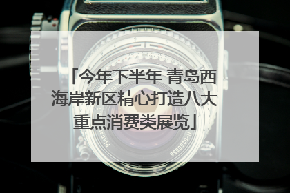 今年下半年 青岛西海岸新区精心打造八大重点消费类展览