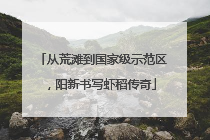 从荒滩到国家级示范区，阳新书写虾稻传奇