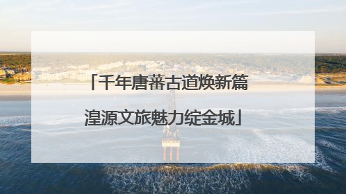 千年唐蕃古道焕新篇 湟源文旅魅力绽金城