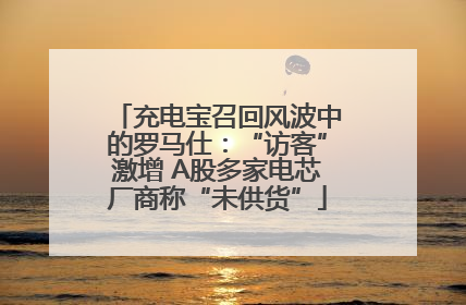充电宝召回风波中的罗马仕：“访客”激增 A股多家电芯厂商称“未供货”