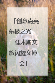 创意点亮东极之光——佳木斯文旅闪耀文博会