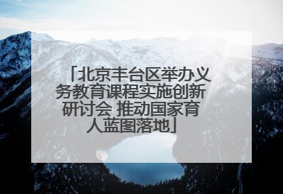 北京丰台区举办义务教育课程实施创新研讨会 推动国家育人蓝图落地