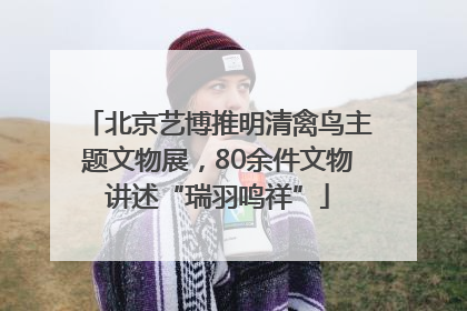 北京艺博推明清禽鸟主题文物展，80余件文物讲述“瑞羽鸣祥”
