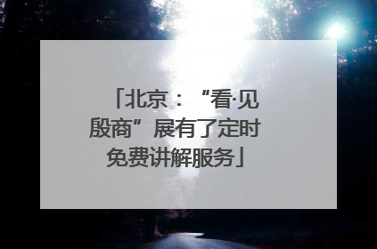 北京：“看·见殷商”展有了定时免费讲解服务