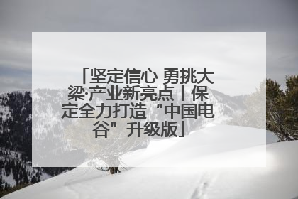 坚定信心 勇挑大梁·产业新亮点丨保定全力打造“中国电谷”升级版