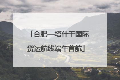 合肥—塔什干国际货运航线端午首航