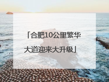 合肥10公里繁华大道迎来大升级