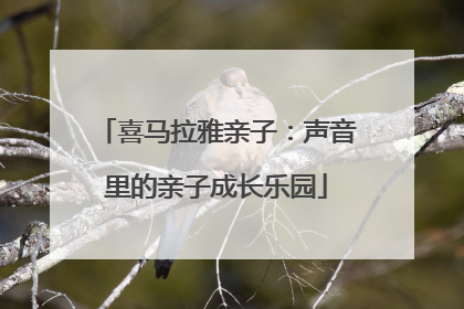 喜马拉雅亲子：声音里的亲子成长乐园