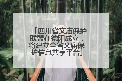 四川省文庙保护联盟在德阳成立，将建立全省文庙保护信息共享平台