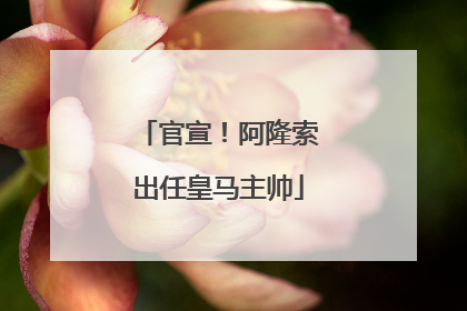官宣！阿隆索出任皇马主帅