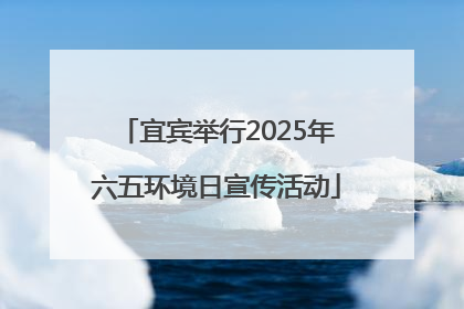 宜宾举行2025年六五环境日宣传活动