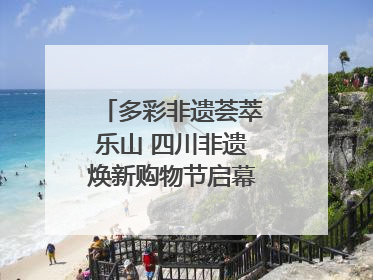 多彩非遗荟萃乐山 四川非遗焕新购物节启幕｜镜观四川