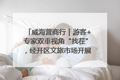威海营商行｜游客+专家双重视角“找茬”，经开区文旅市场开展暑期前“体检”