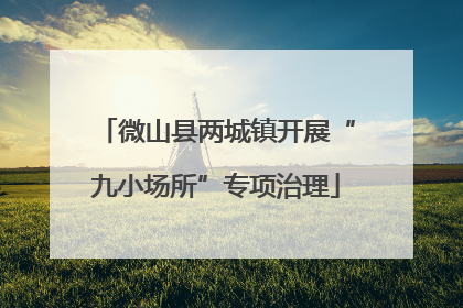 微山县两城镇开展“九小场所”专项治理