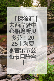 探徐汇｜去西岸梦中心船坞听贝多芬！2025上海夏季音乐节公布节目阵容