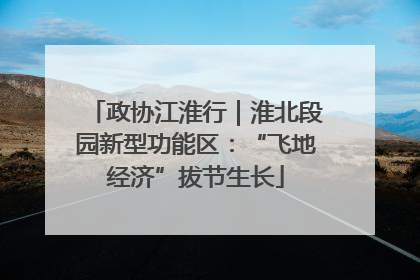 政协江淮行｜淮北段园新型功能区：“飞地经济”拔节生长