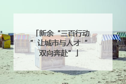 新余“三百行动”让城市与人才“双向奔赴”