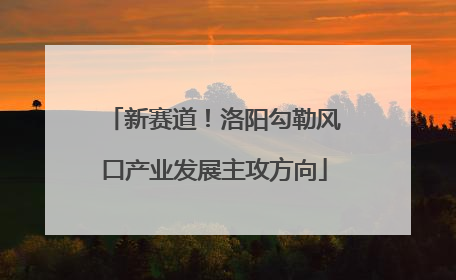 新赛道！洛阳勾勒风口产业发展主攻方向