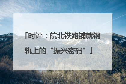 时评：皖北铁路铺就钢轨上的“振兴密码”