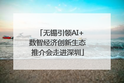 无锡引领AI+数智经济创新生态推介会走进深圳