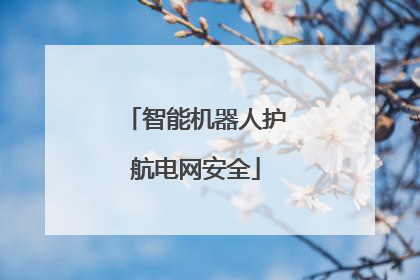 智能机器人护航电网安全