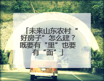 未来山东农村“好房子”怎么建？既要有“里”也要有“面”
