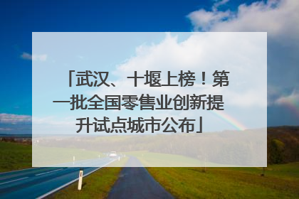 武汉、十堰上榜！第一批全国零售业创新提升试点城市公布