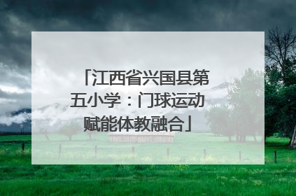 江西省兴国县第五小学：门球运动赋能体教融合