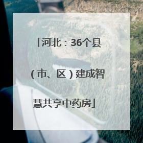 河北：36个县（市、区）建成智慧共享中药房