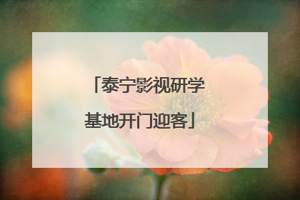 泰宁影视研学基地开门迎客