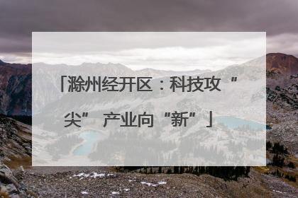 滁州经开区：科技攻“尖” 产业向“新”