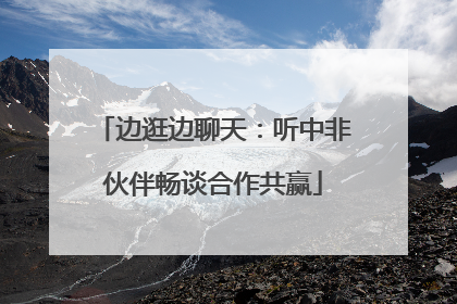 边逛边聊天：听中非伙伴畅谈合作共赢