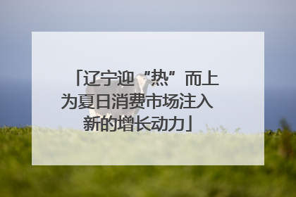 辽宁迎“热”而上为夏日消费市场注入新的增长动力
