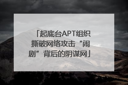 起底台APT组织 撕破网络攻击“闹剧”背后的阴谋网