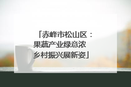 赤峰市松山区：果蔬产业绿意浓 乡村振兴展新姿